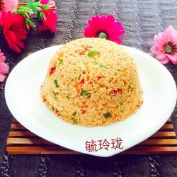 胡萝卜双椒炒鱼籽的做法[图]