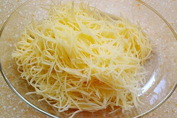 土豆丝饼的做法图解2