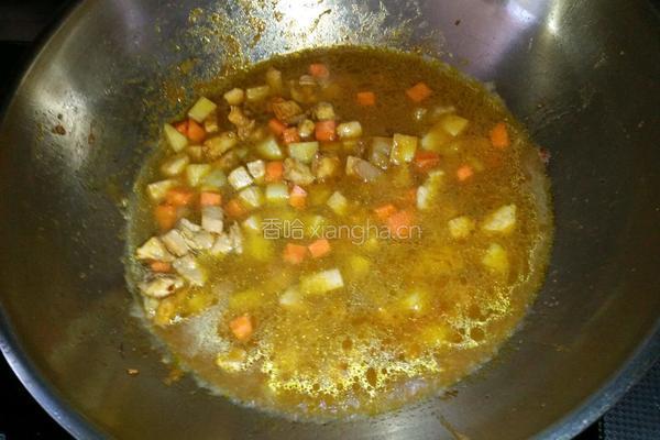 咖喱鸡肉饭的做法图解7
