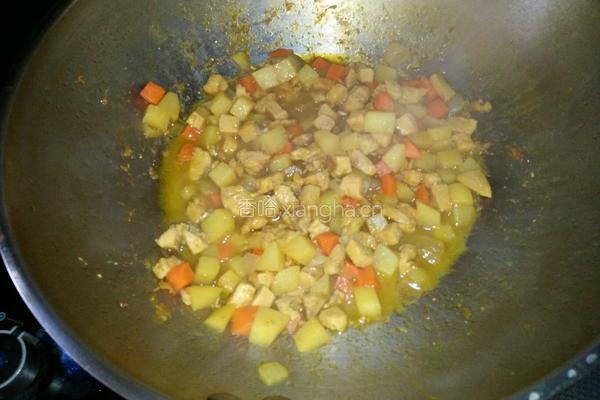 咖喱鸡肉饭的做法图解8