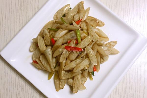 酸辣藕带的做法图解4