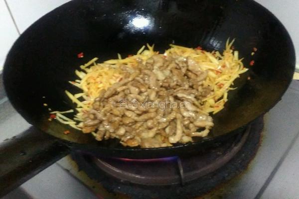 姜丝肉的做法图解12