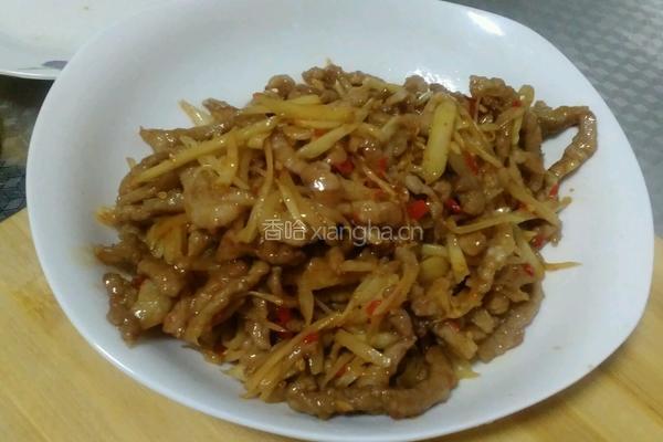 姜丝肉的做法图解13