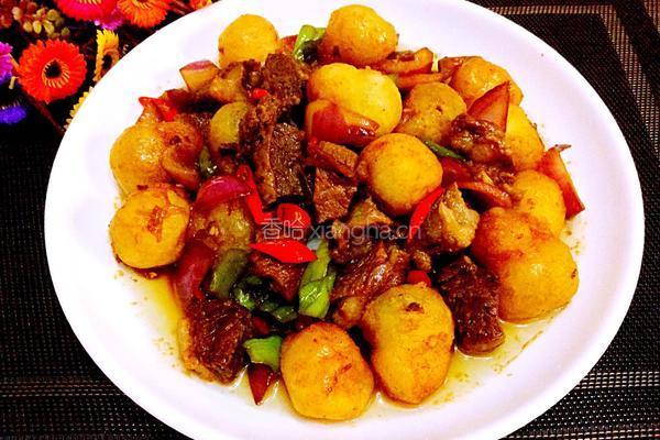 土豆泥球烧牛肉的做法图解16