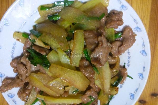 西瓜皮炒肉片的做法图解4
