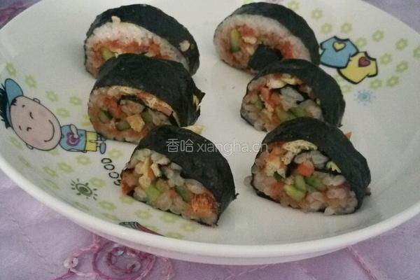紫菜包饭的做法图解6