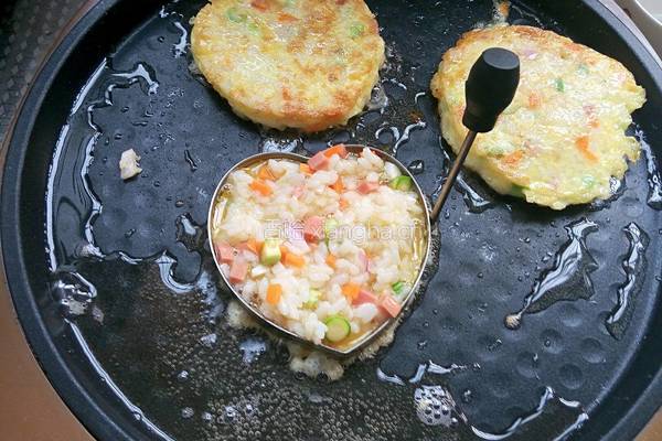 蔬菜大米饼的做法图解4