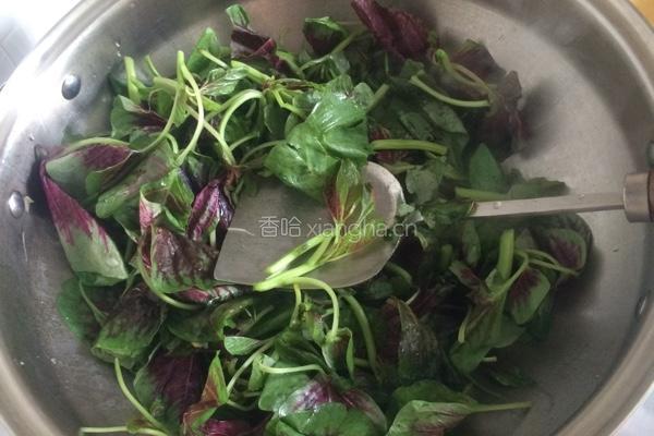 清炒红苋菜的做法图解3