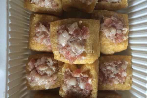 酿肉豆腐的做法图解2