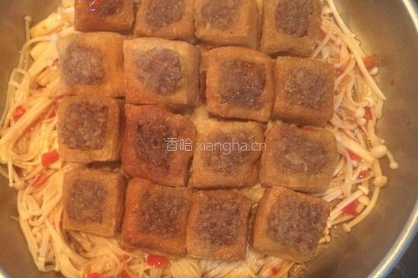 酿肉豆腐的做法图解5