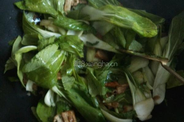 猪肉酸菜炒粉条的做法图解3