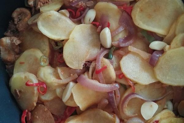 干锅土豆片的做法图解6