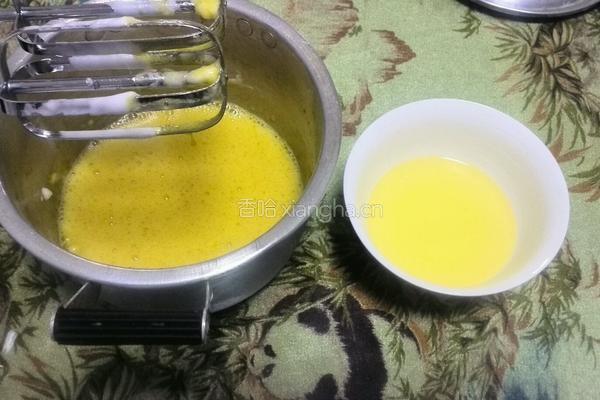 南瓜泥戚风蛋糕8寸的做法图解13