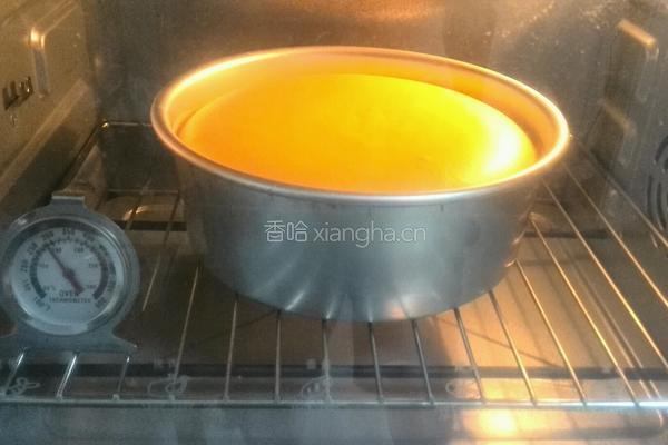 南瓜泥戚风蛋糕8寸的做法图解24