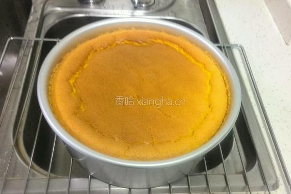 南瓜泥戚风蛋糕8寸的做法图解26
