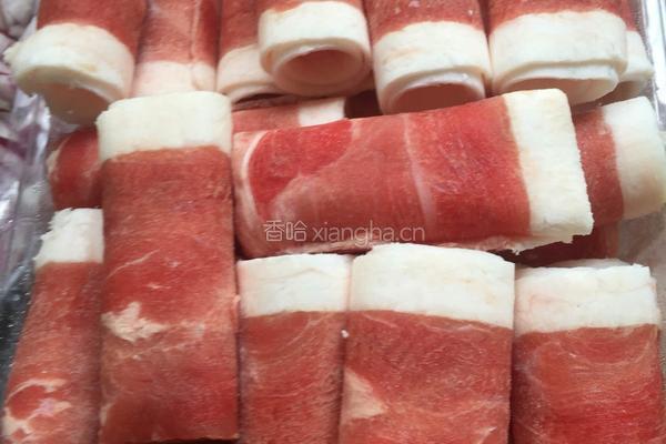 彩椒肥牛的做法图解1