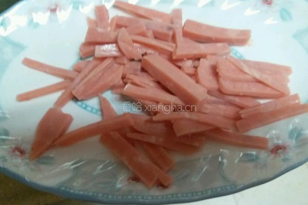 火腿炒鸡蛋的做法图解3