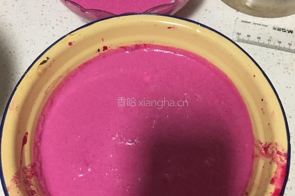 ♥️火龙果慕斯蛋糕的做法图解7