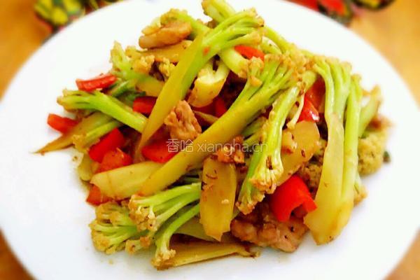 干锅有机花菜的做法图解10