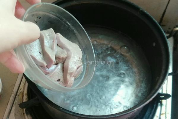 红苋菜猪肝汤的做法图解7