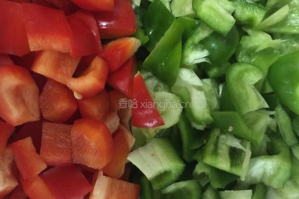 彩椒冬菜五花肉的做法图解3