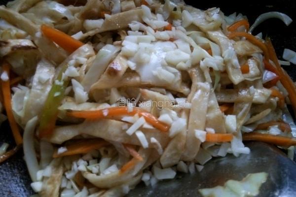 素炒饼丝的做法图解8