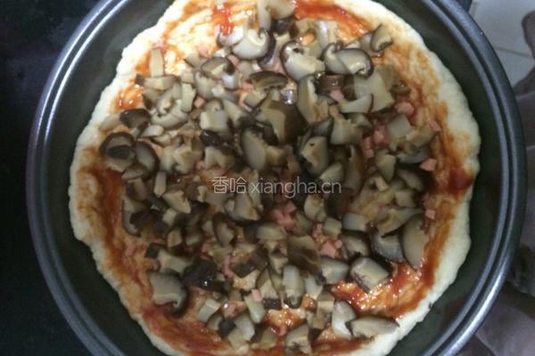 没有芝士的pizza的做法图解3