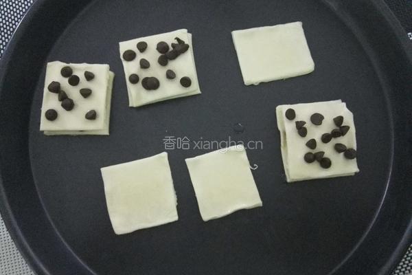 巧克力笑脸千层酥的做法图解8
