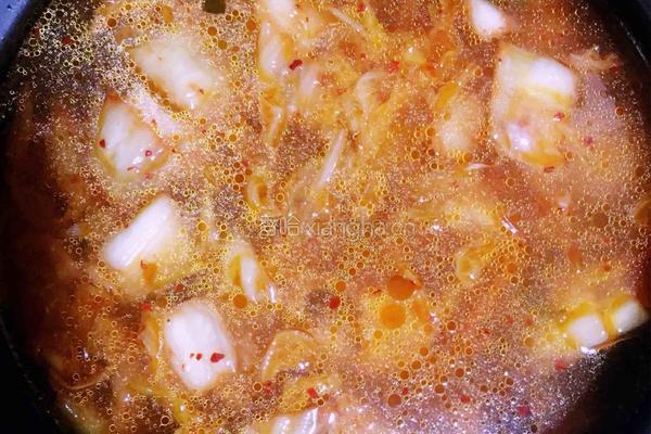 韩式辣白菜豆腐汤的做法图解9
