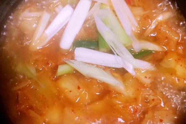 韩式辣白菜豆腐汤的做法图解10