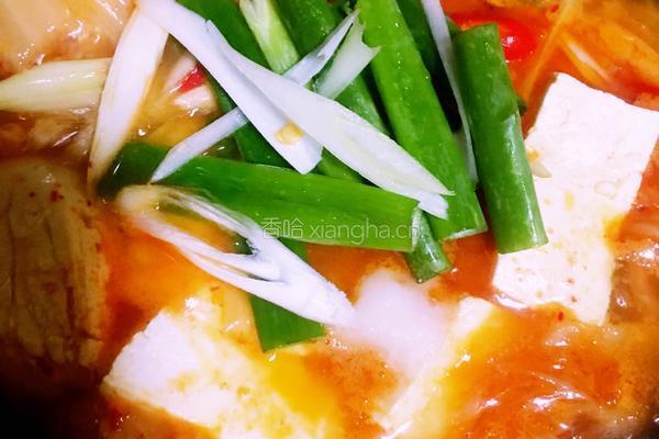 韩式辣白菜豆腐汤的做法图解12