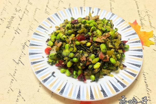 酸菜毛豆的做法图解9