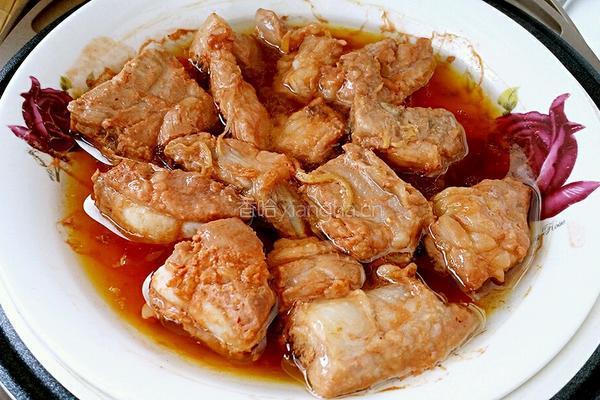 腐乳蒸排骨的做法图解7