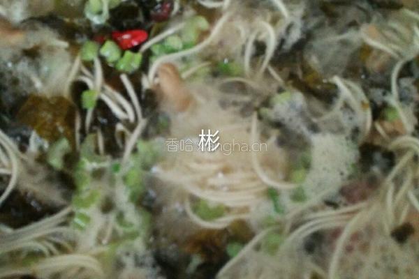 大肠咸菜面的做法图解7