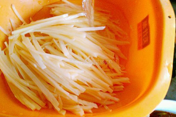 鱼香土豆丝的做法图解3