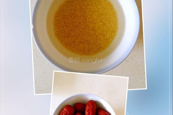 小米红枣粥的做法图解2