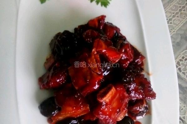 话梅烧小排的做法图解7