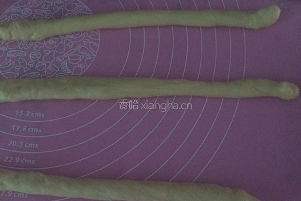 小辫子面包（手揉版）的做法图解7
