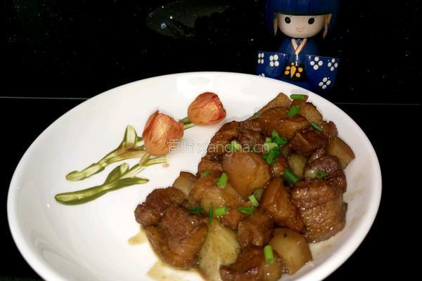 毛芋头卤肉(红烧肉)