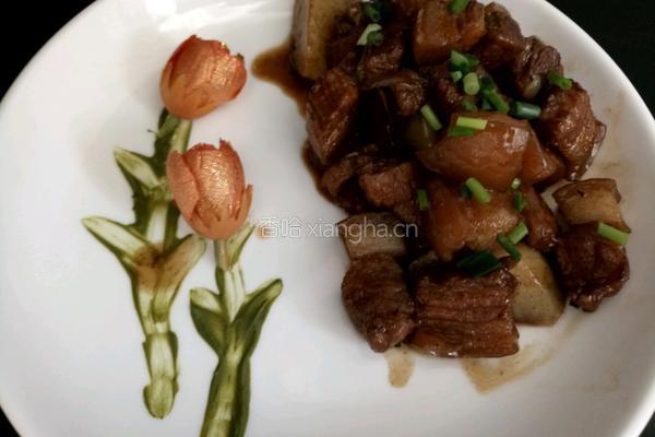 毛芋头卤肉(红烧肉)的做法图解12