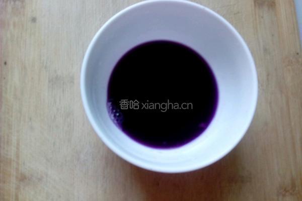 紫甘蓝糯米饭团的做法图解2