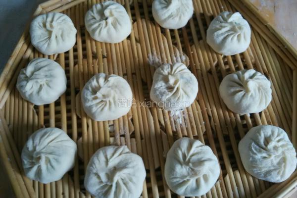 虾仁素煎包的做法图解7