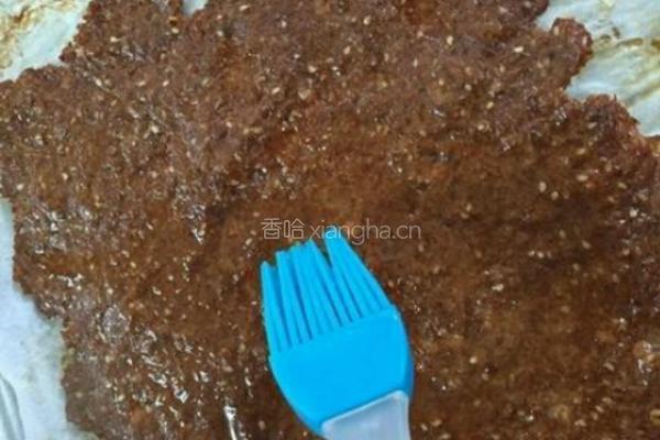 自制猪肉脯的做法图解11
