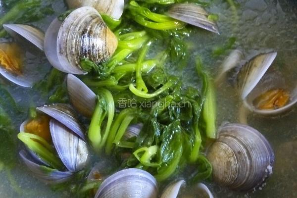 花蛤菌菇汤的做法图解3