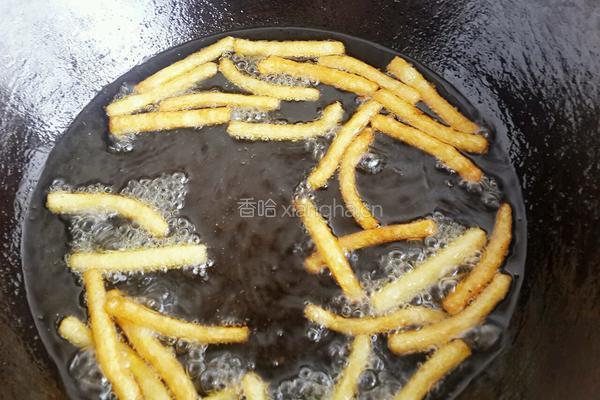 软炸薯条的做法图解10