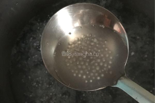 红豆西米露的做法图解4