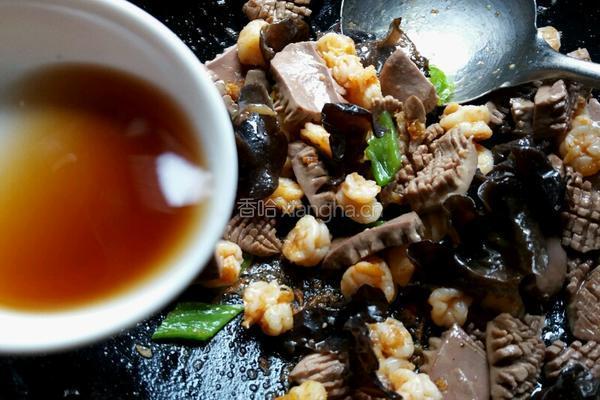 炒虾腰的做法图解15