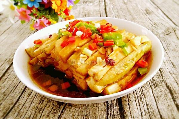 油泼蒜泥茄条的做法图解8