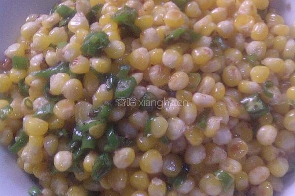 炒玉米粒的做法图解4