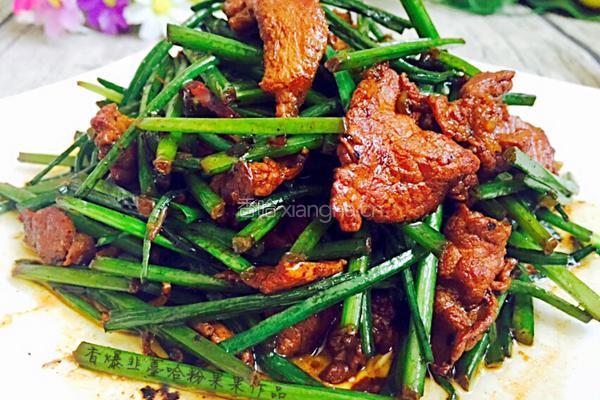 香爆韭薹猪肉的做法图解9
